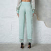 Sheer Charm Trousers- Mint Mist
