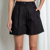 Midnight Bloom High-Waist Shorts