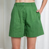 Forest Green Tailored Shorts